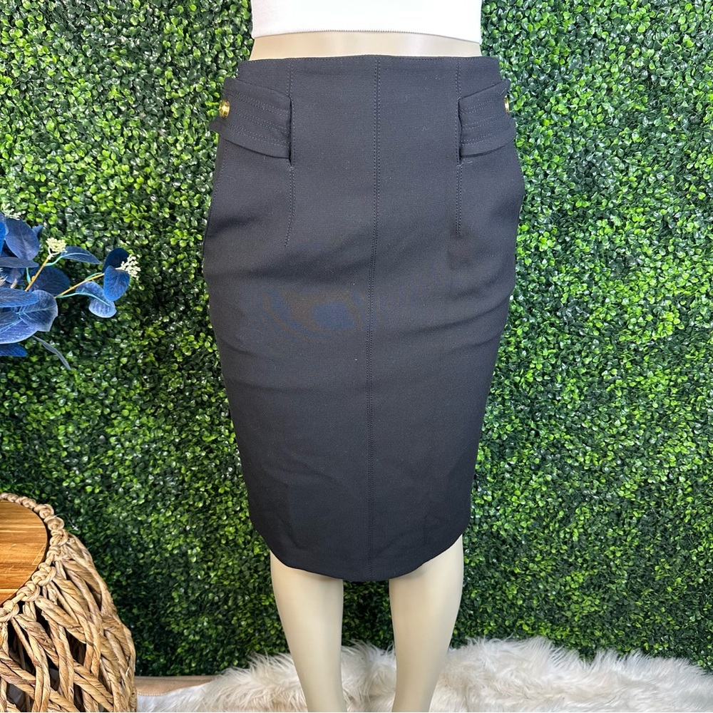 NWOT Black class Roberto Cavalli Classic‎ Black Pencil Skirt